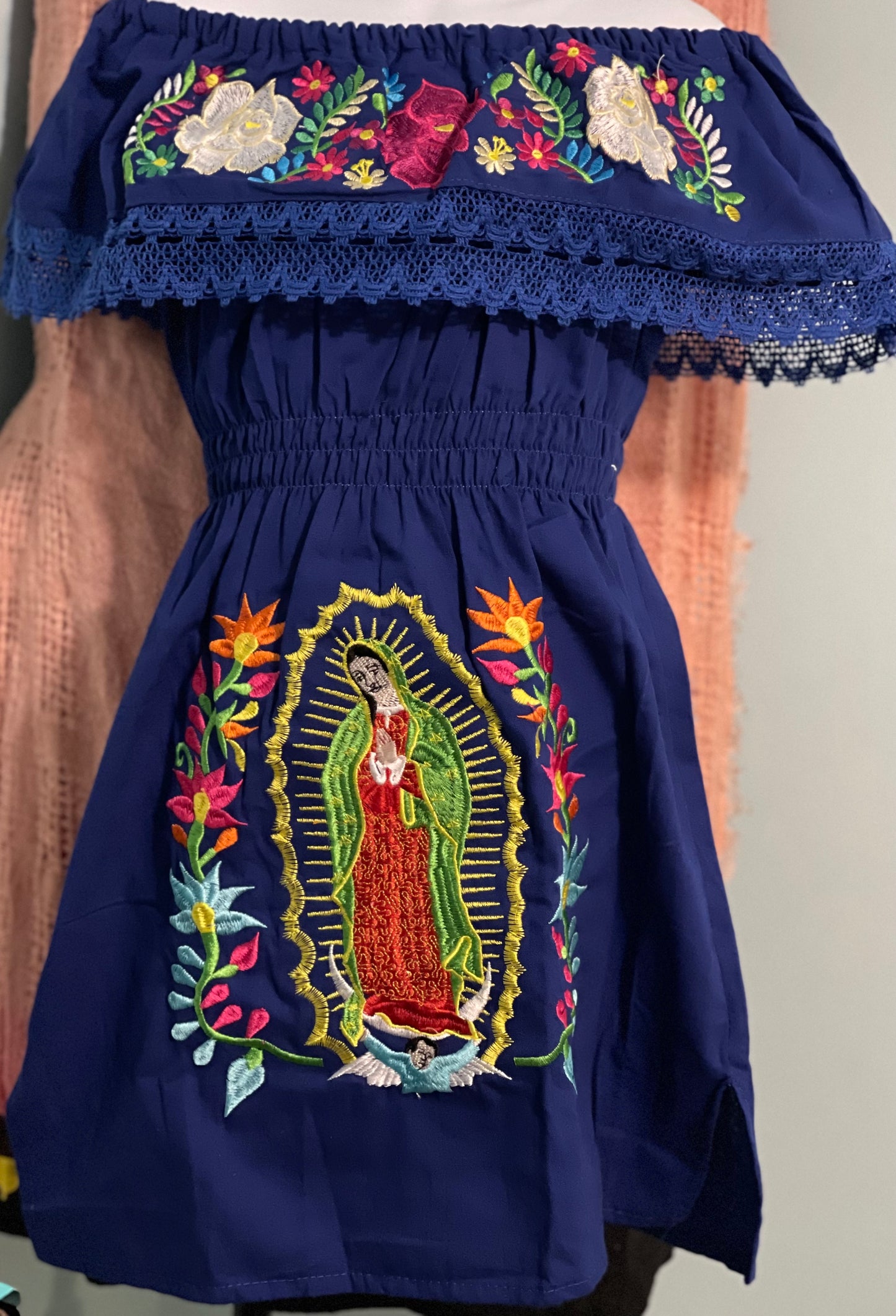 Girls Dress Artesanal – Virgen de Guadalupe