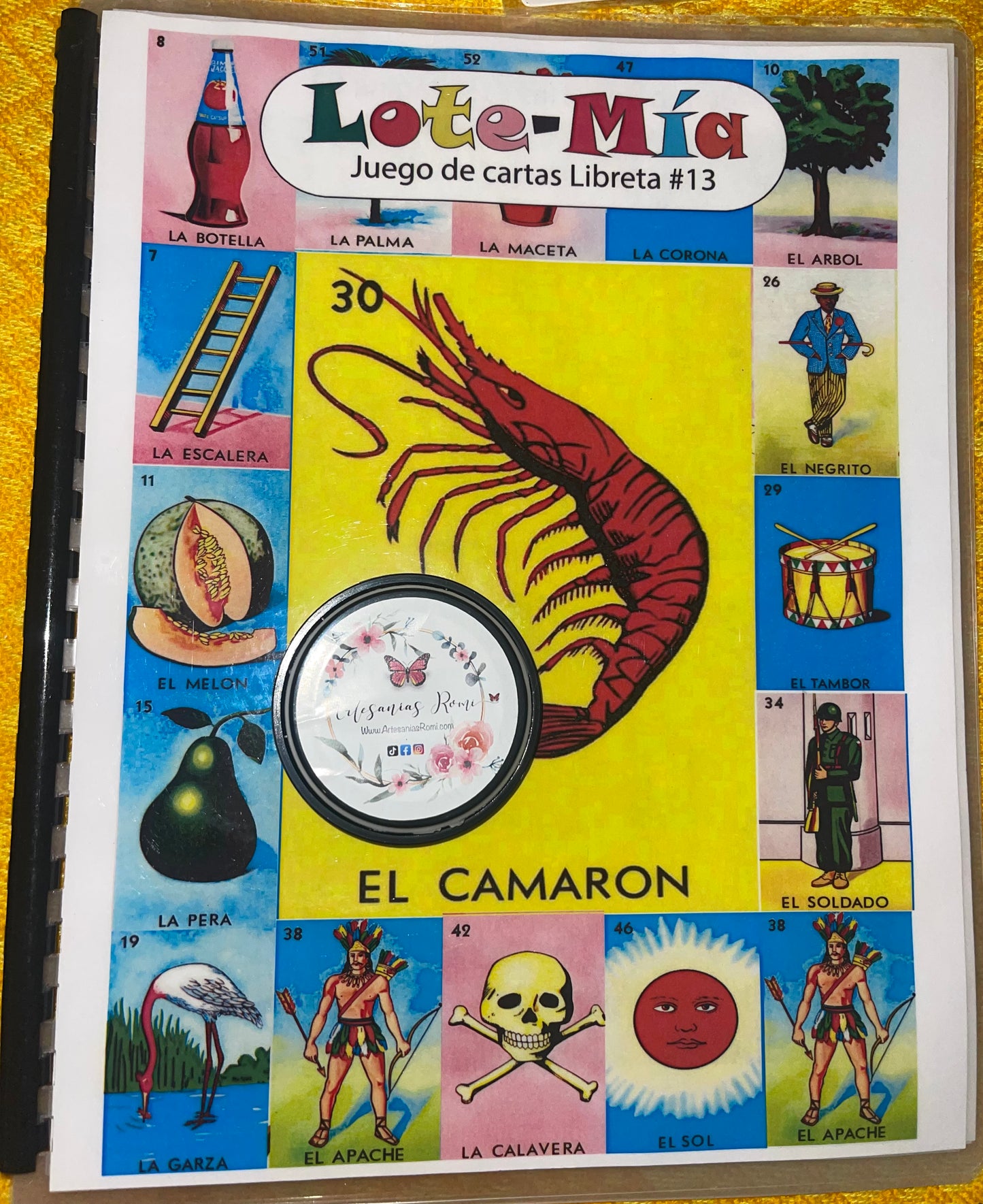 Loteria book of 40 Cards