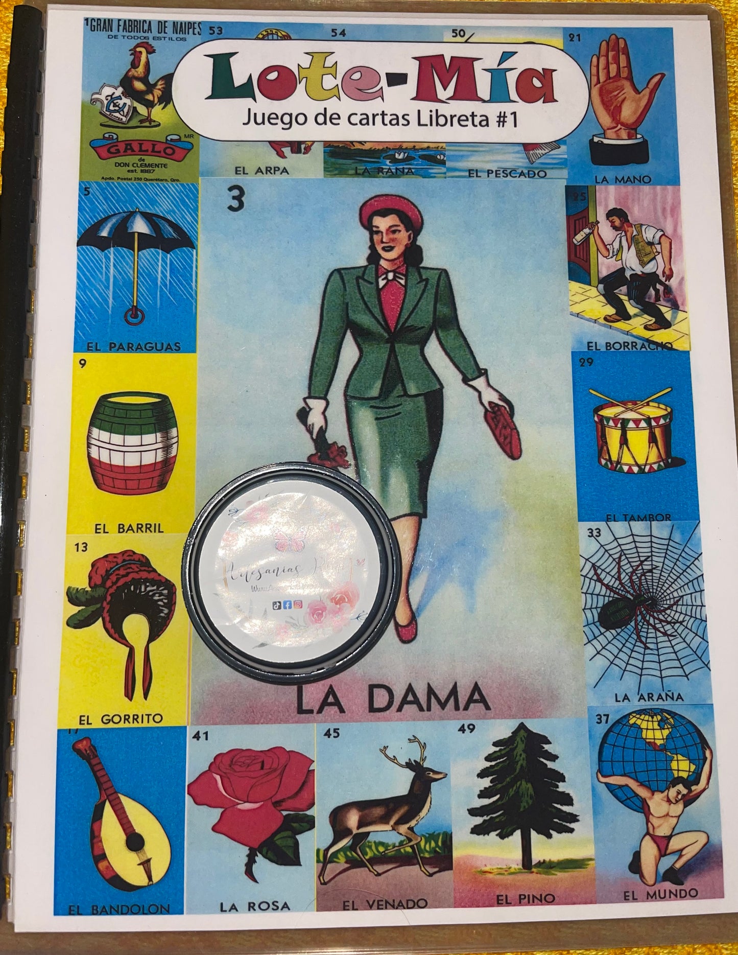 Loteria book of 40 Cards
