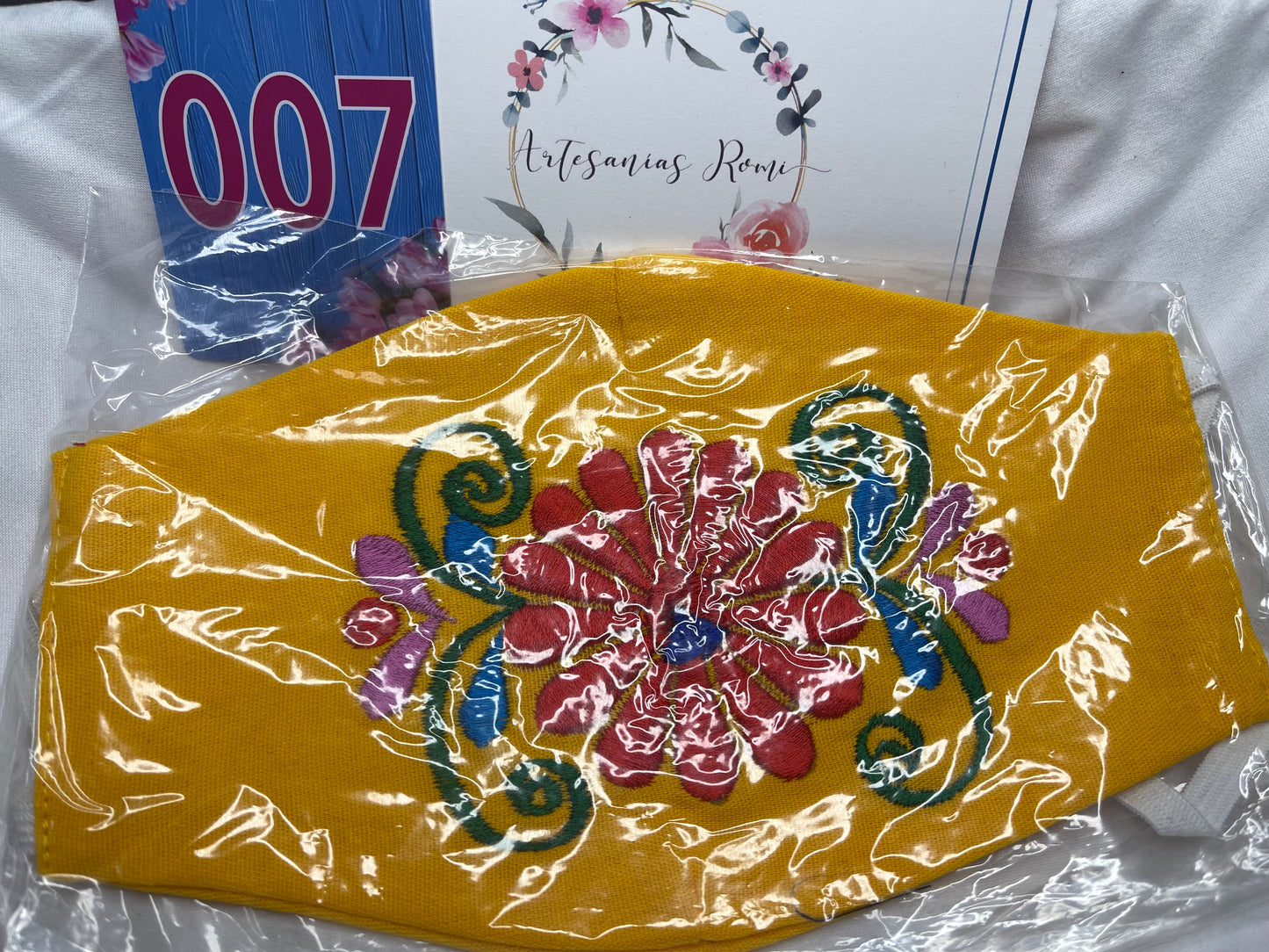 Bella Embroidery Mask