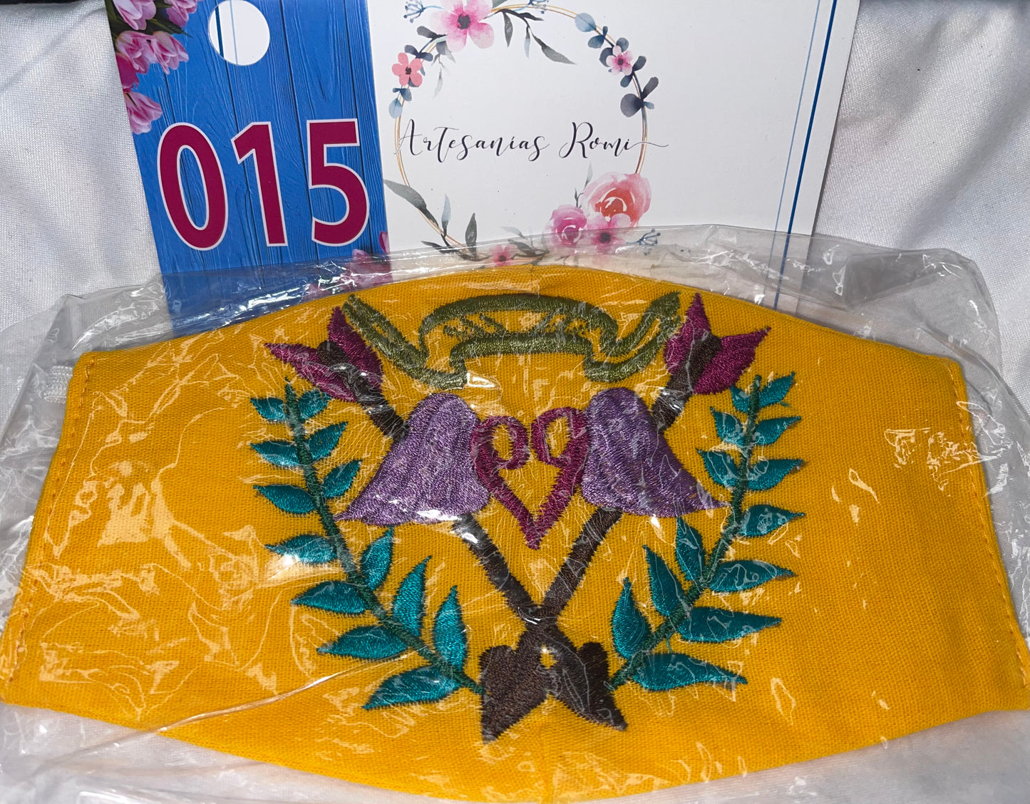Bella Embroidery Mask