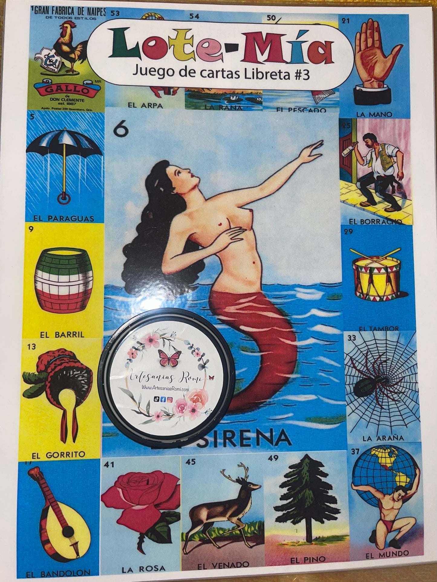 Loteria book of 40 Cards