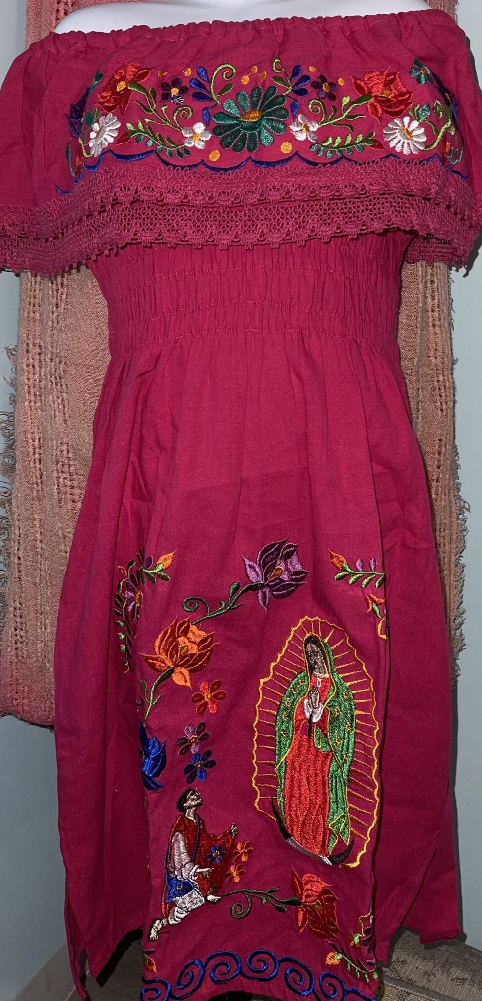 Girls Dress Artesanal – Virgen de Guadalupe