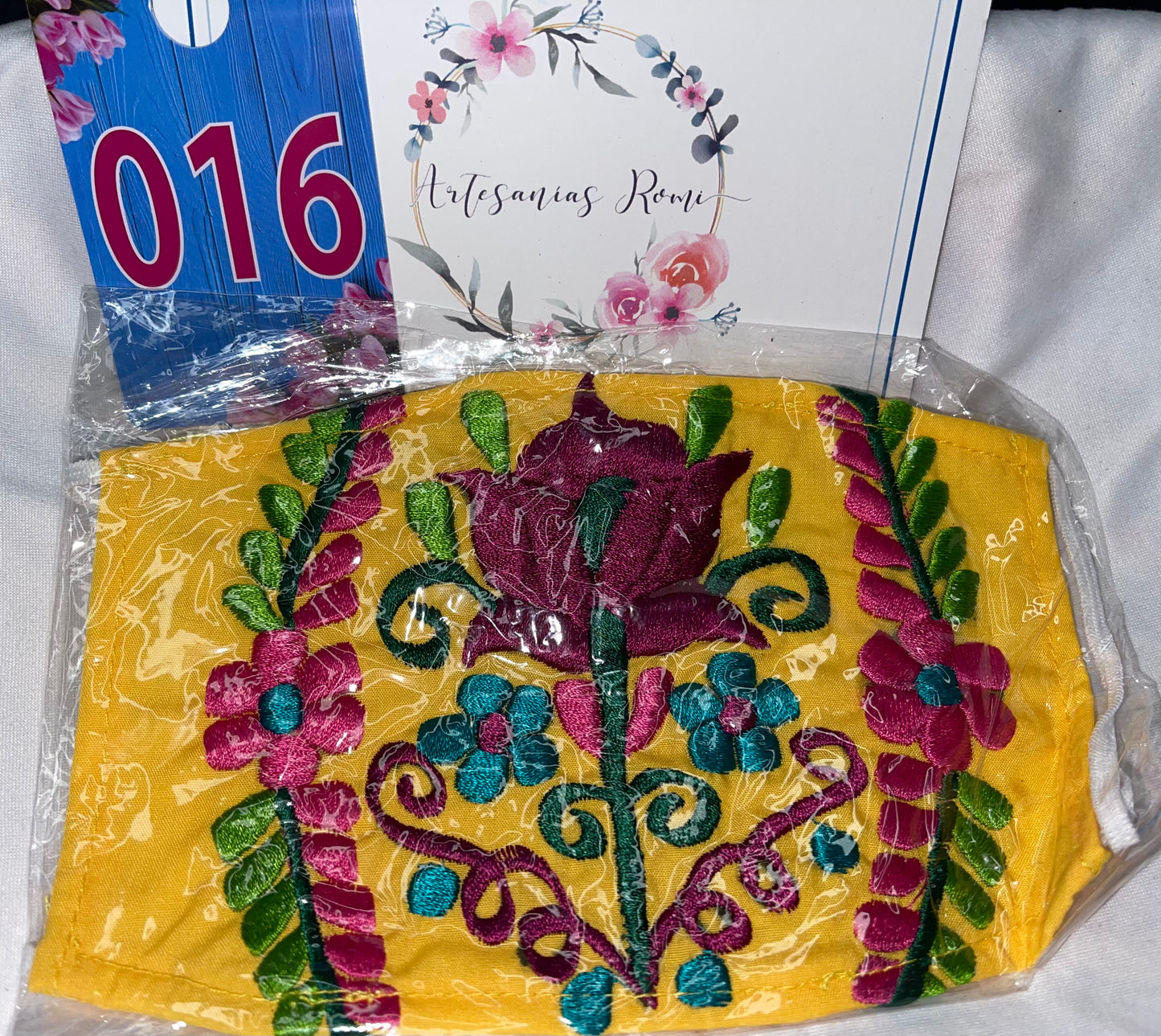 Bella Embroidery Mask