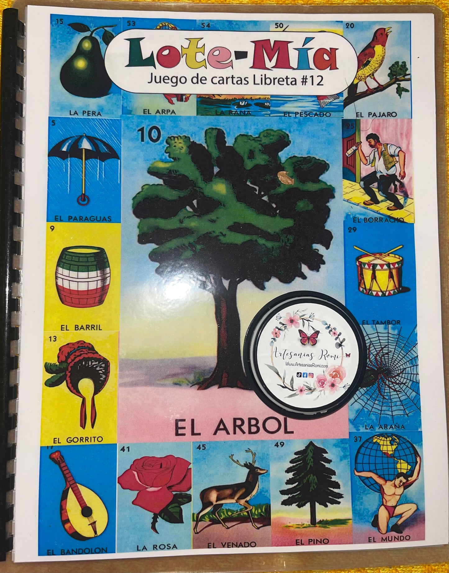 Loteria book of 40 Cards