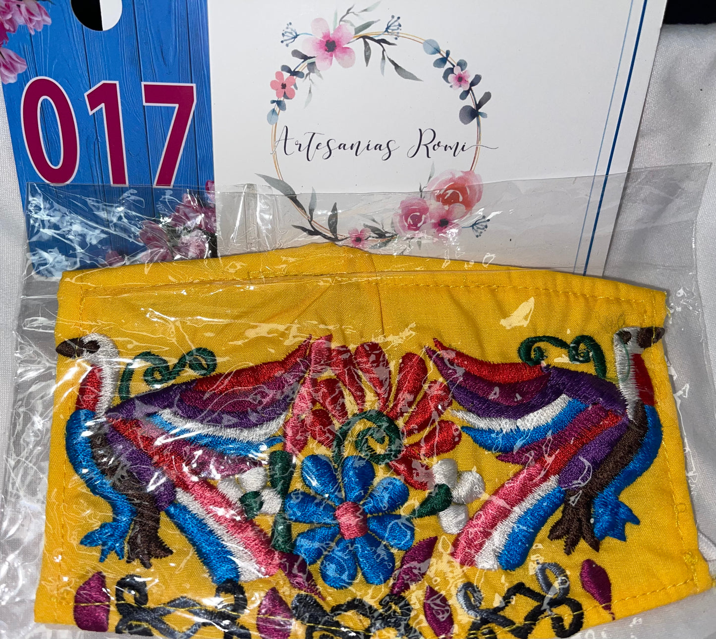 Bella Embroidery Mask