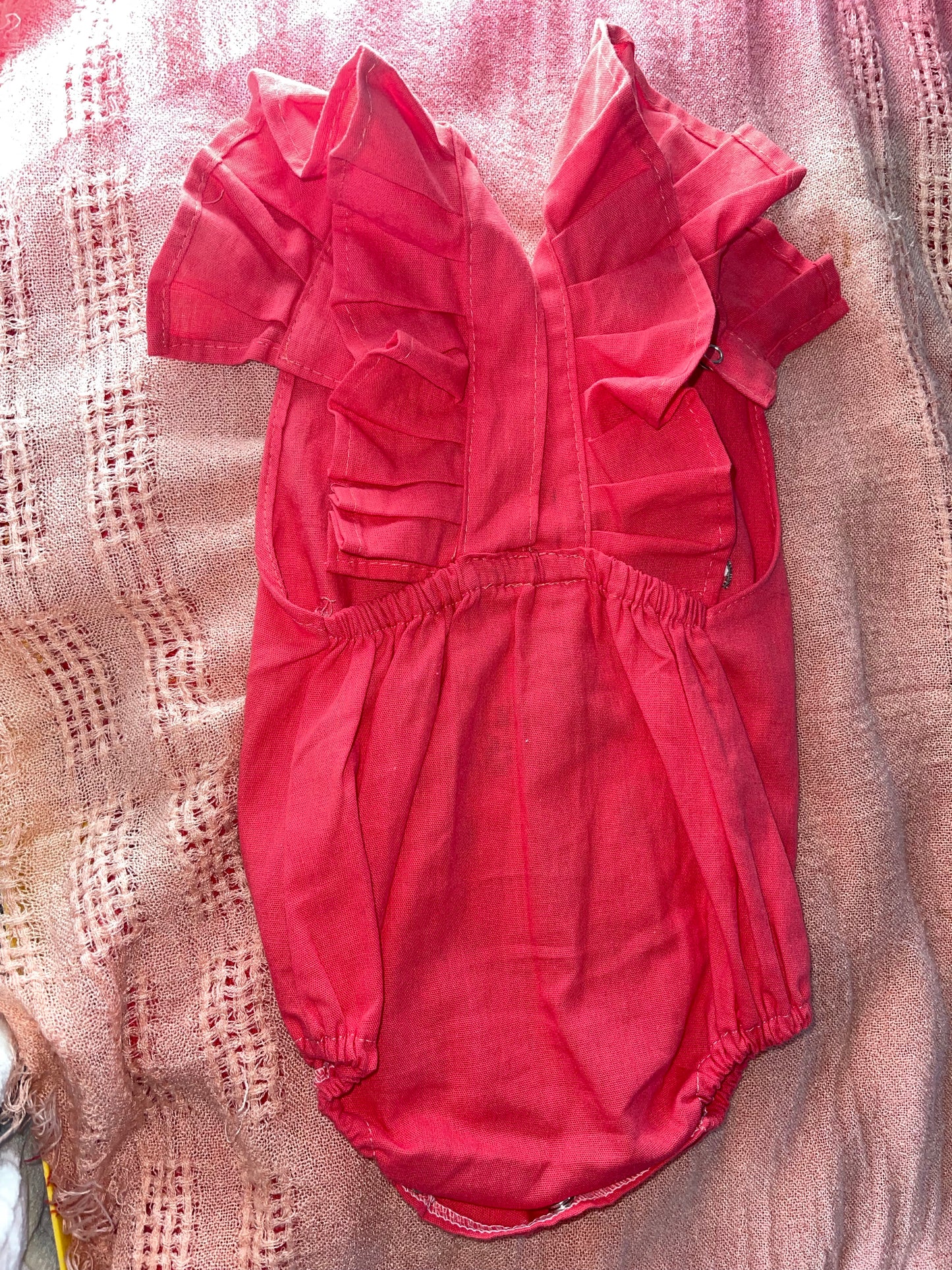 Baby Girl Embroidered Sleeveless Bodysuit