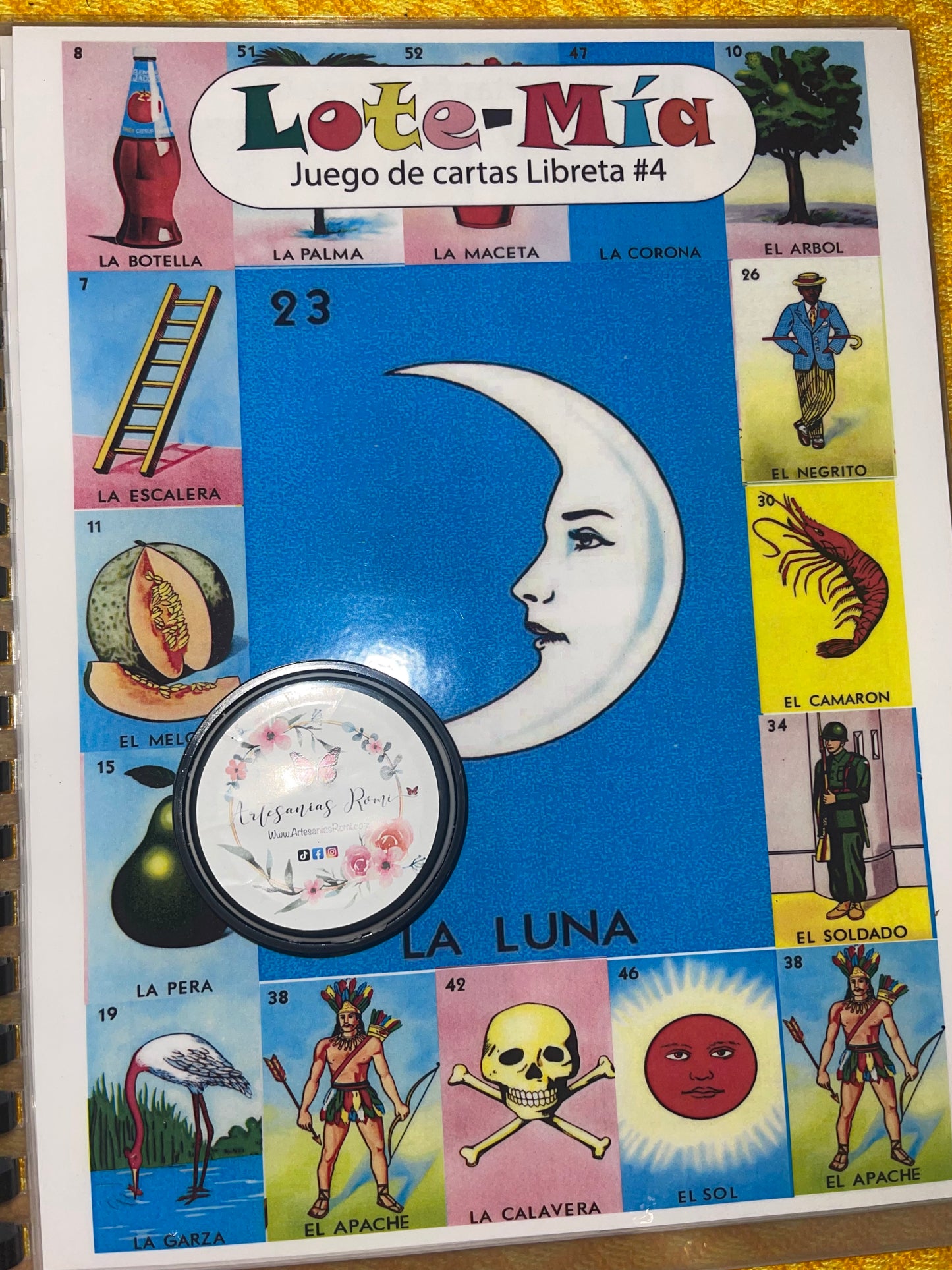 Loteria book of 40 Cards