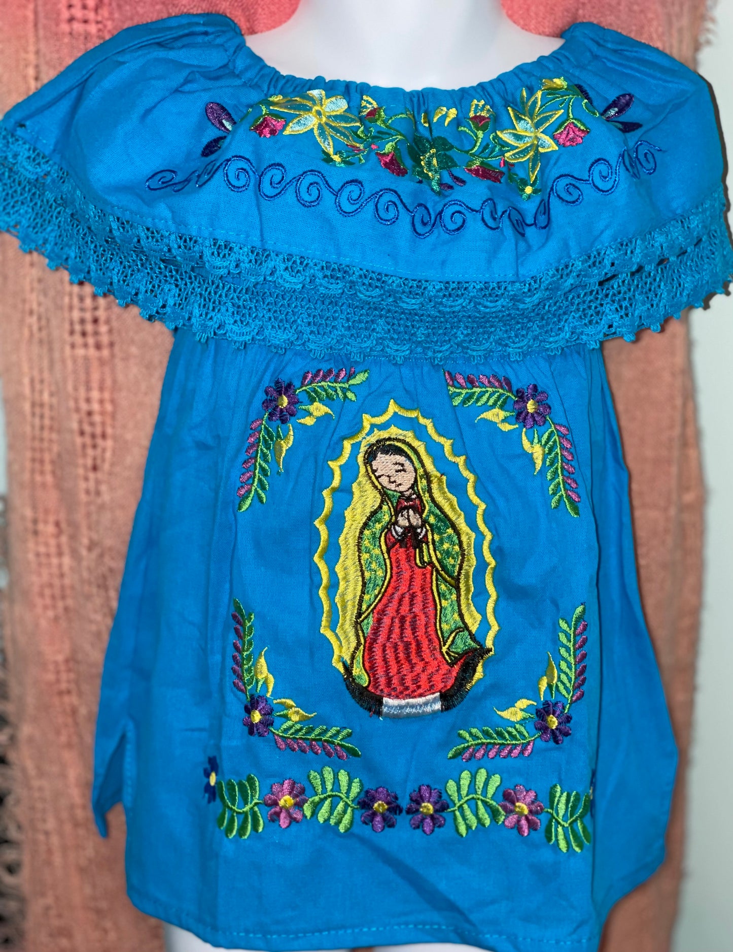 Girls Dress Artesanal – Virgen de Guadalupe