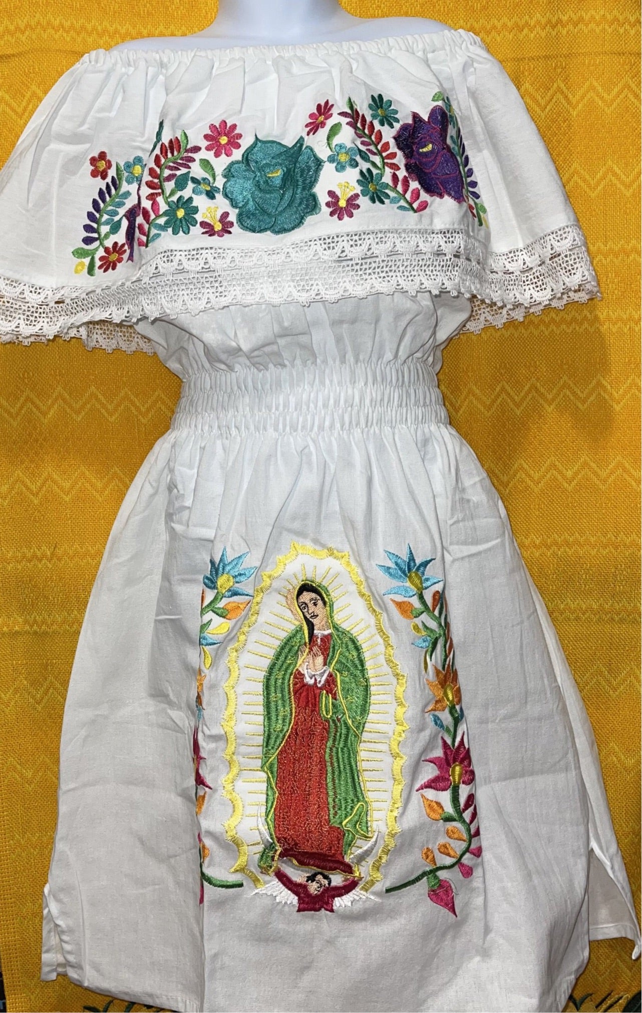 Girls Dress Artesanal – Virgen de Guadalupe