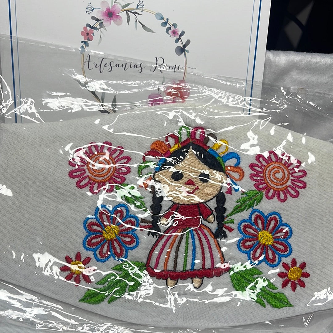 Maria Embroidery Mask