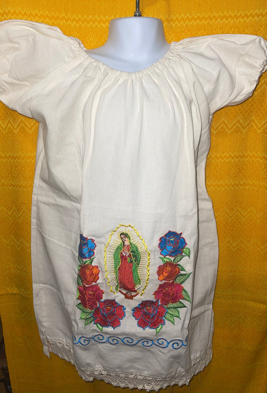 Virgen De Guadalupe Broide Dress