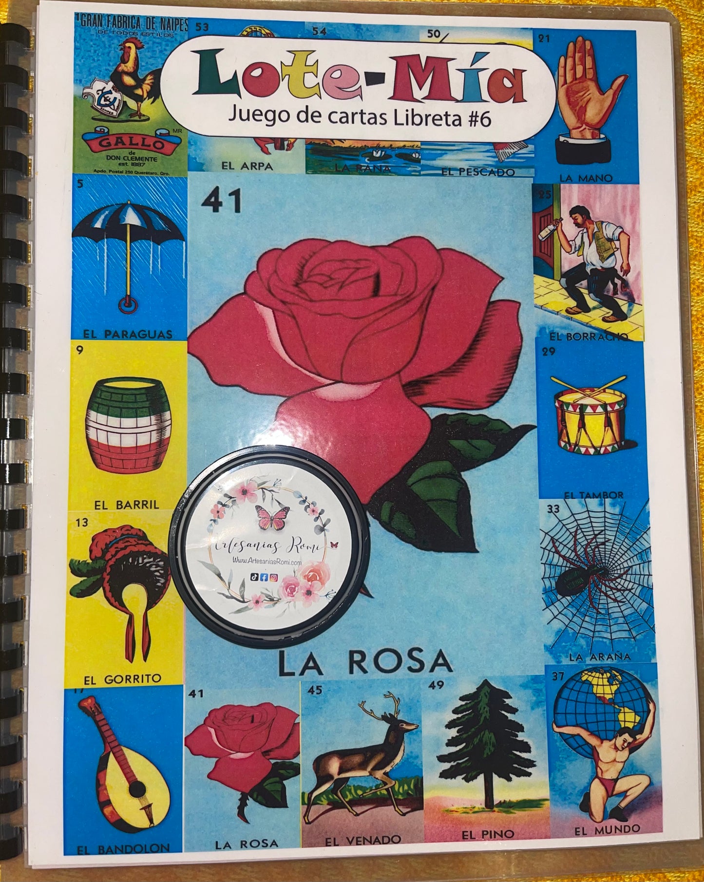 Loteria book of 40 Cards