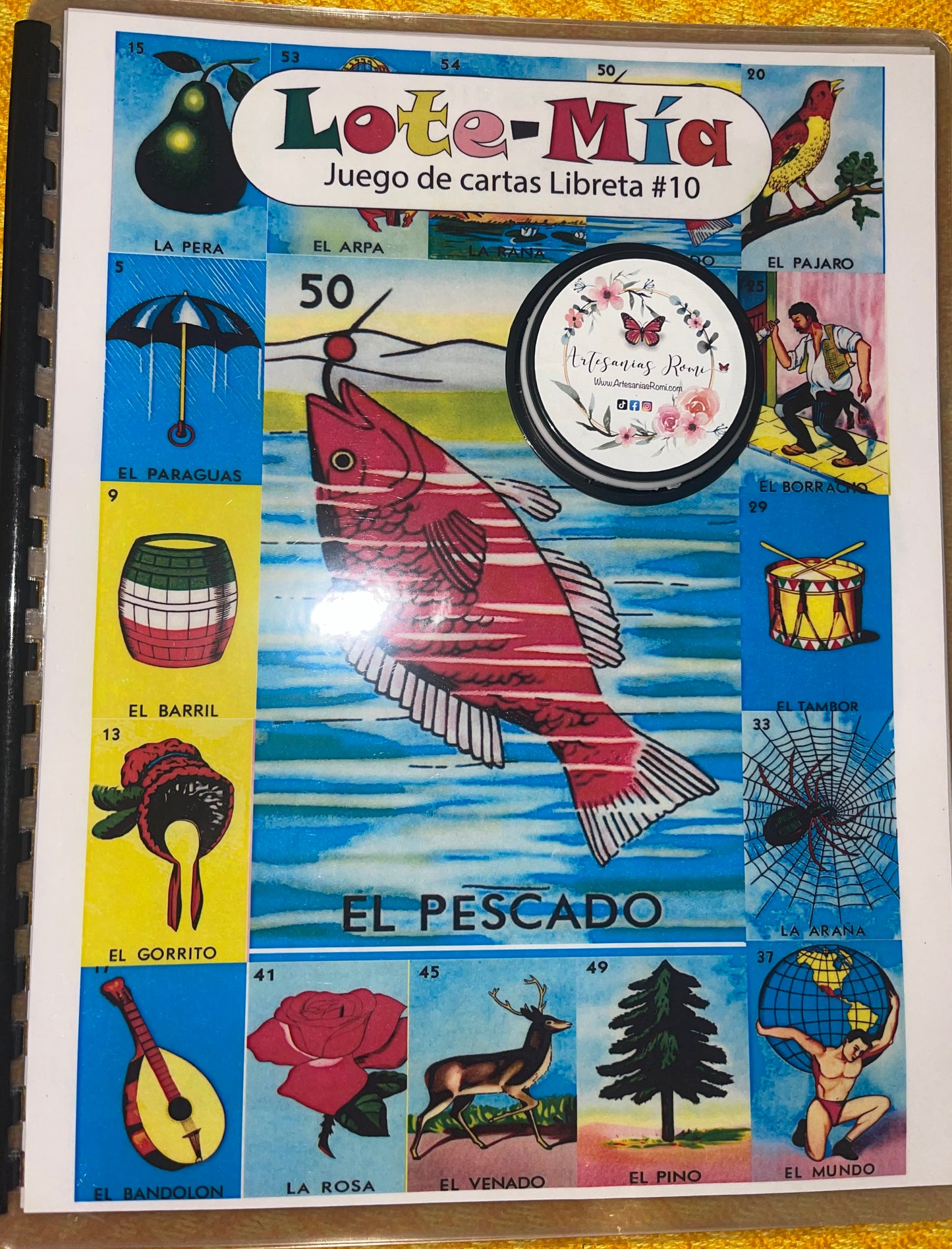 Loteria book of 40 Cards