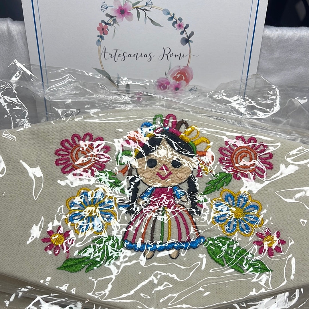 Maria Embroidery Mask