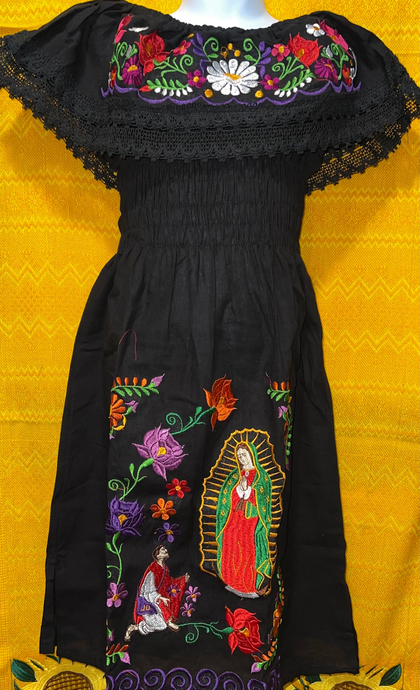 Girls Dress Artesanal – Virgen de Guadalupe