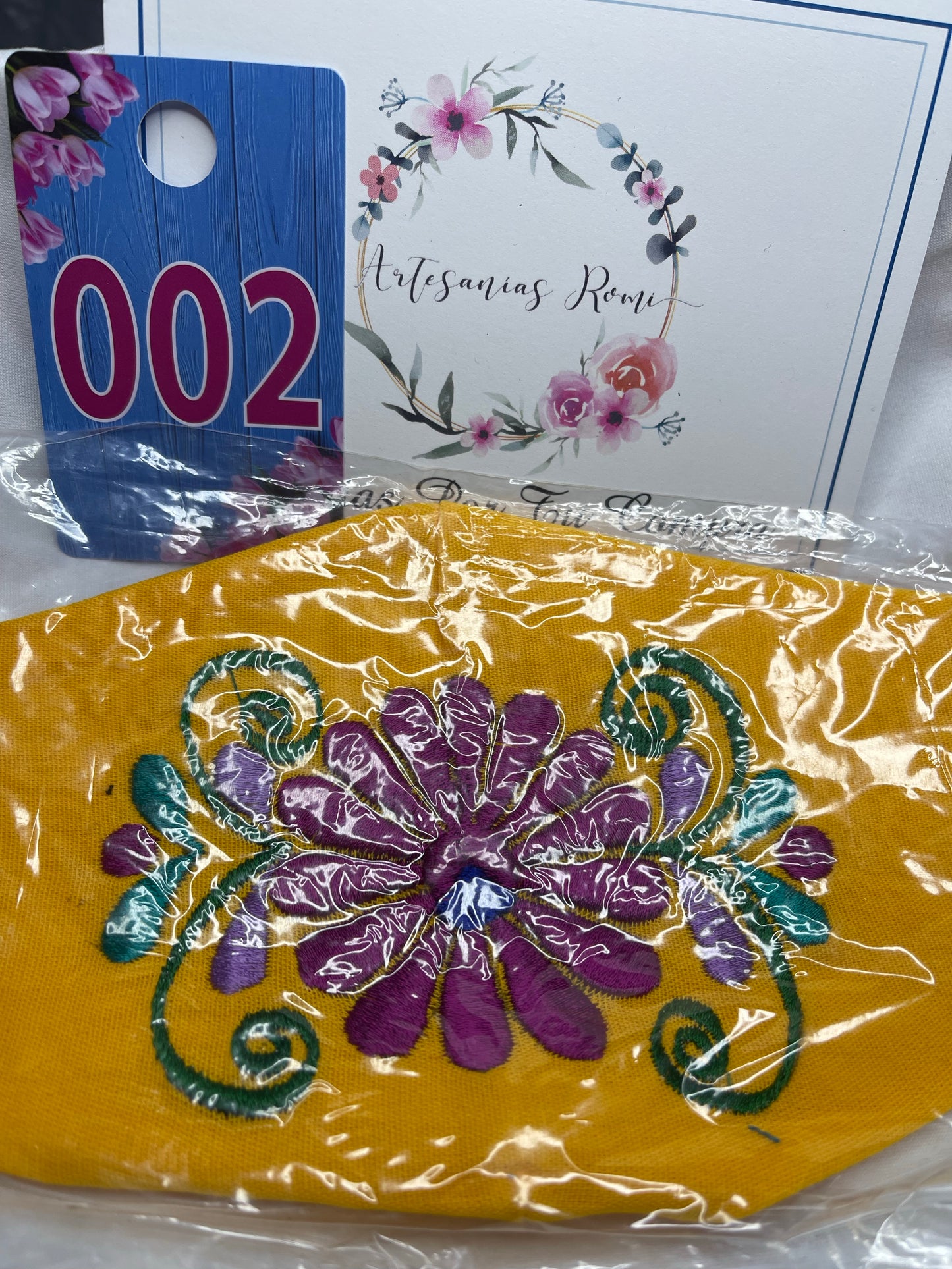 Bella Embroidery Mask