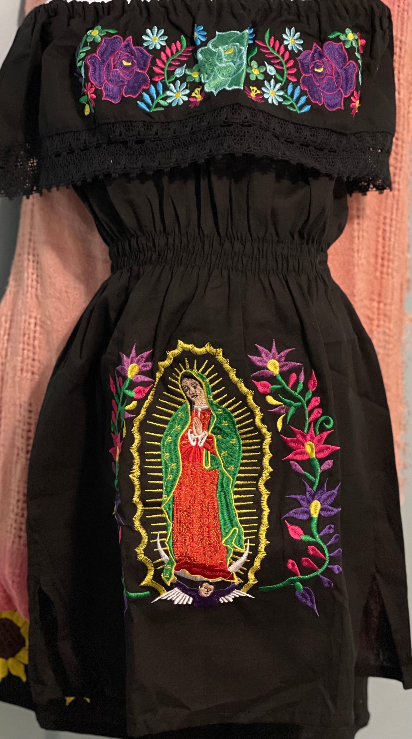 Girls Dress Artesanal – Virgen de Guadalupe