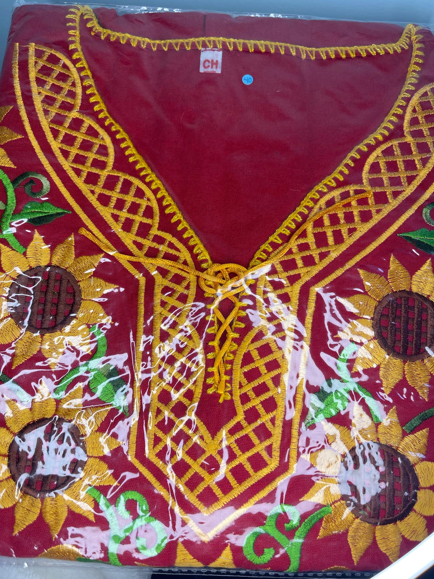 Marisol Kimono Embroidered Dress