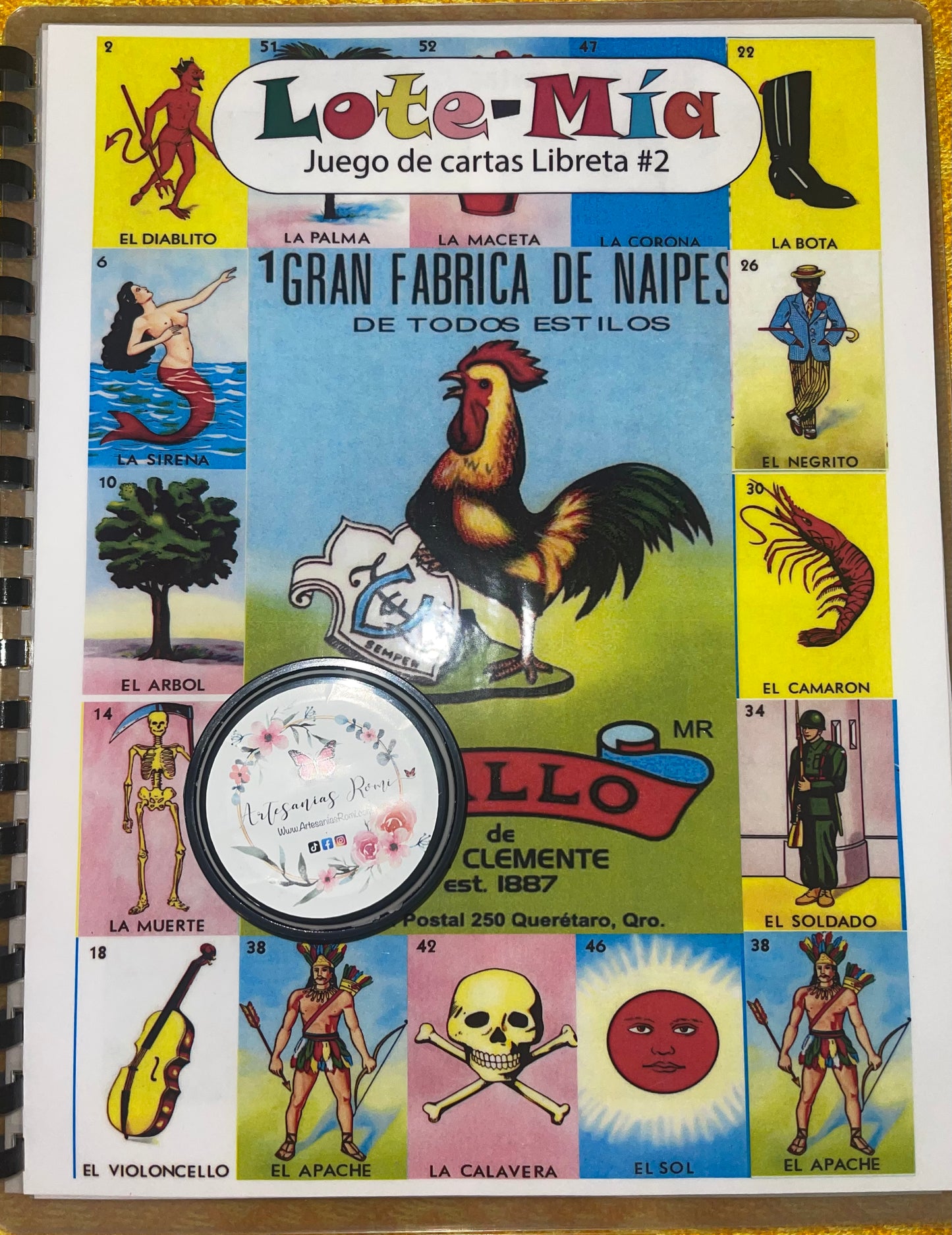 Loteria book of 40 Cards