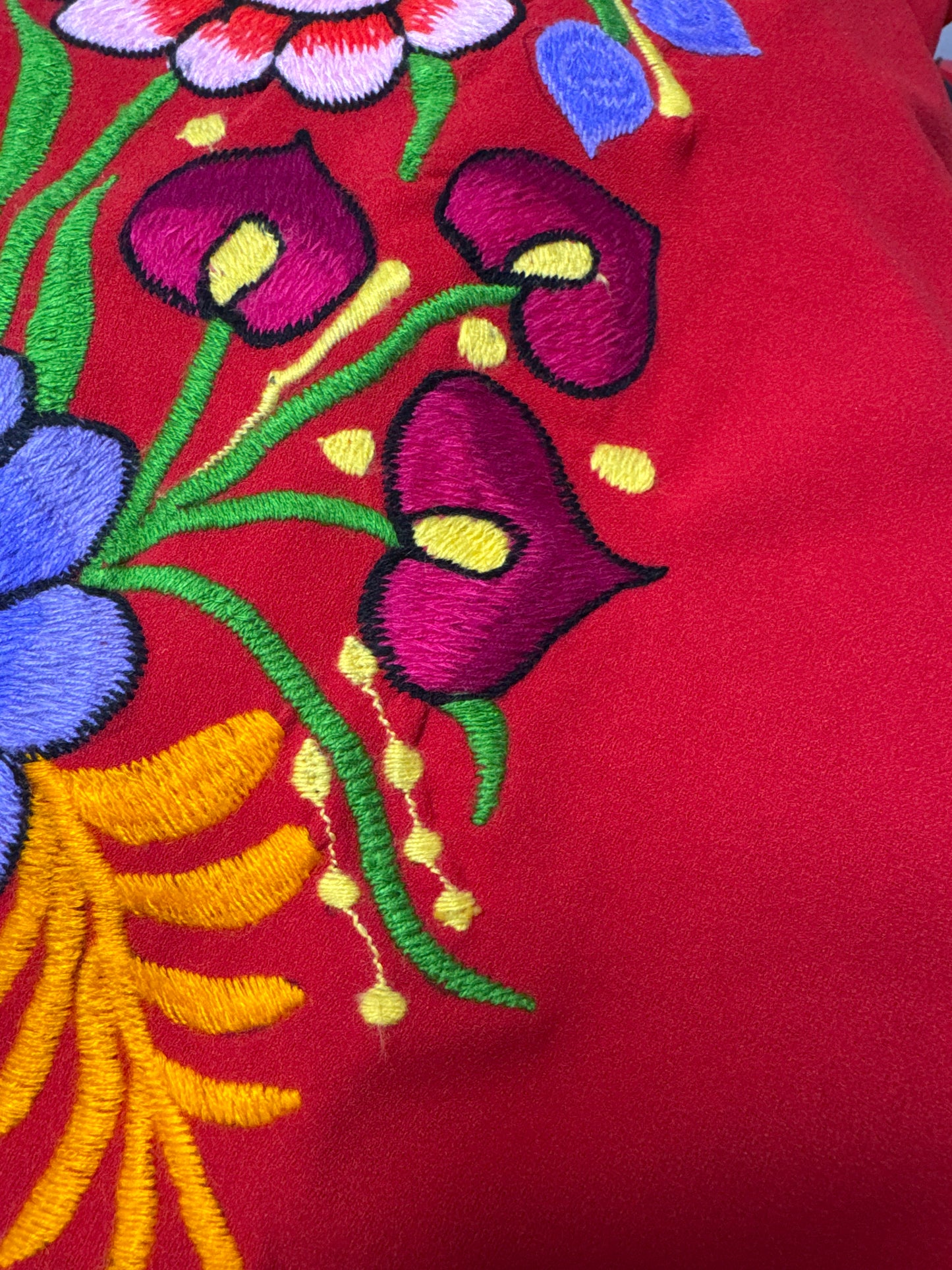 SANDRITA EMBROIDERED STRECH DRESS