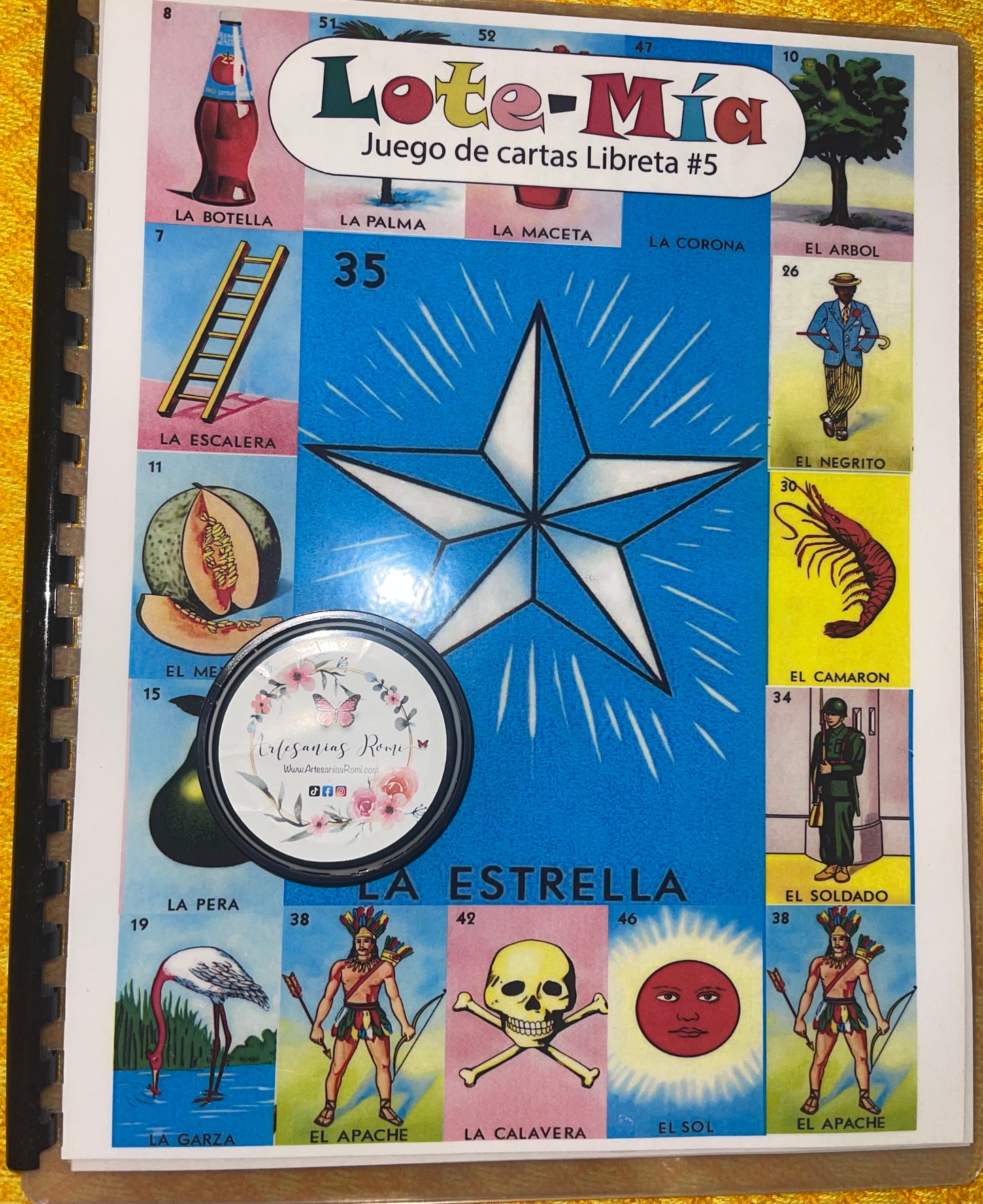 Loteria book of 40 Cards