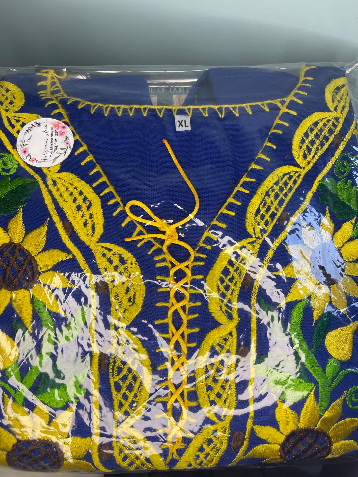 Marisol Kimono Embroidered Dress