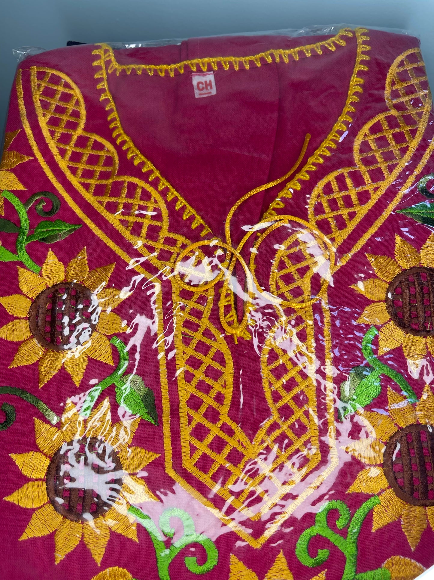 Marisol Kimono Embroidered Dress
