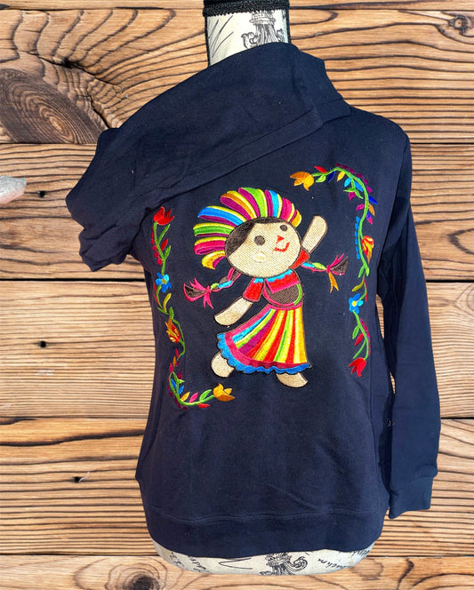 Amelia Black Sweatshirt